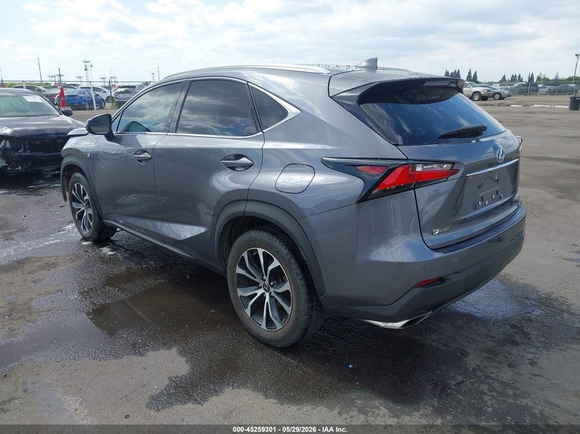 2016 Lexus Nx VIN JTJBARBZXG2074558 IAAI salvage auction — FRONT END, Salvage Title, sold $5,800 on 2026-07-22 (photo 3)