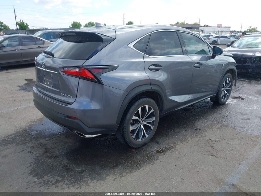 2016 Lexus Nx VIN JTJBARBZXG2074558 IAAI salvage auction — FRONT END, Salvage Title, sold $5,800 on 2026-07-22 (photo 4)