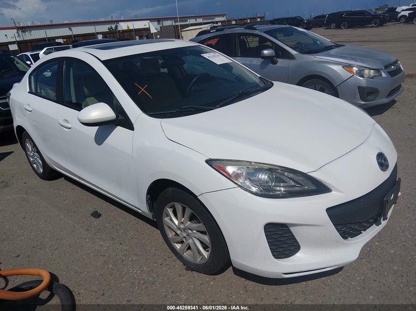 2012 Mazda 3 VIN JM1BL1W88C1567252 IAAI salvage auction — LEFT FRONT, Salvage (Colorado), sold $200 on 2026-07-14 (photo 1)