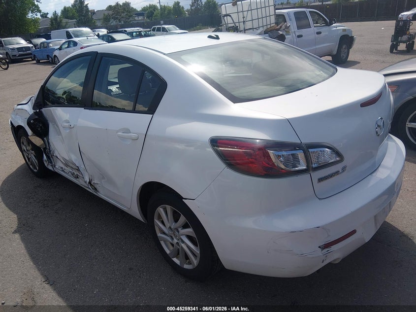 2012 Mazda 3 VIN JM1BL1W88C1567252 IAAI salvage auction — LEFT FRONT, Salvage (Colorado), sold $200 on 2026-07-14 (photo 3)