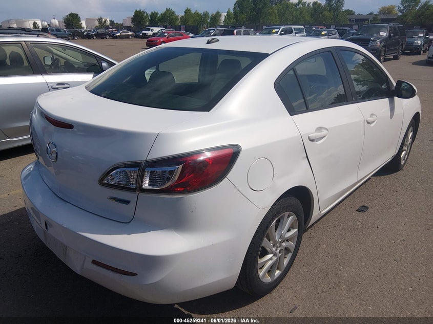 2012 Mazda 3 VIN JM1BL1W88C1567252 IAAI salvage auction — LEFT FRONT, Salvage (Colorado), sold $200 on 2026-07-14 (photo 4)
