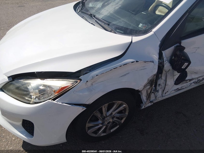 2012 Mazda 3 VIN JM1BL1W88C1567252 IAAI salvage auction — LEFT FRONT, Salvage (Colorado), sold $200 on 2026-07-14 (photo 6)