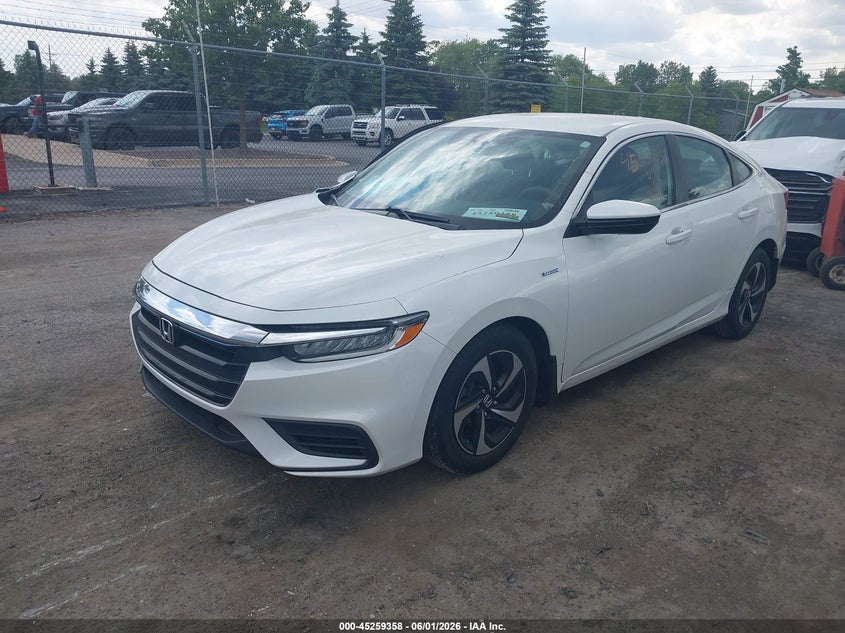 2021 Honda Insight VIN 19XZE4F57ME002506 IAAI salvage auction — RIGHT SIDE, Salvage Title, sold $3,150 on 2026-07-09 (photo 2)