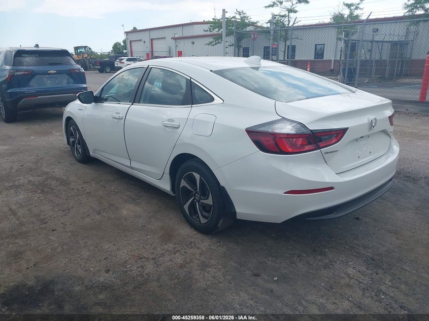 2021 Honda Insight VIN 19XZE4F57ME002506 IAAI salvage auction — RIGHT SIDE, Salvage Title, sold $3,150 on 2026-07-09 (photo 3)