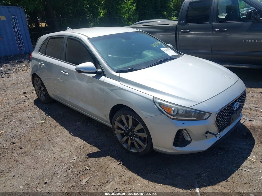 2018 Hyundai Elantra VIN KMHH55LC0JU036686 IAAI salvage auction — RIGHT REAR, Salvage Title, sold $1,550 on 2026-07-07 (photo 1)