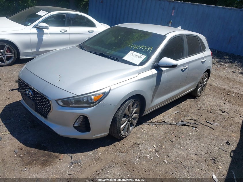 2018 Hyundai Elantra VIN KMHH55LC0JU036686 IAAI salvage auction — RIGHT REAR, Salvage Title, sold $1,550 on 2026-07-07 (photo 2)