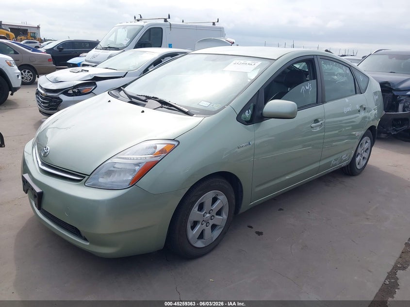 2007 Toyota Prius VIN JTDKB20U373257888 IAAI salvage auction — REAR END, Original (Texas), sold $650 on 2026-07-09 (photo 2)
