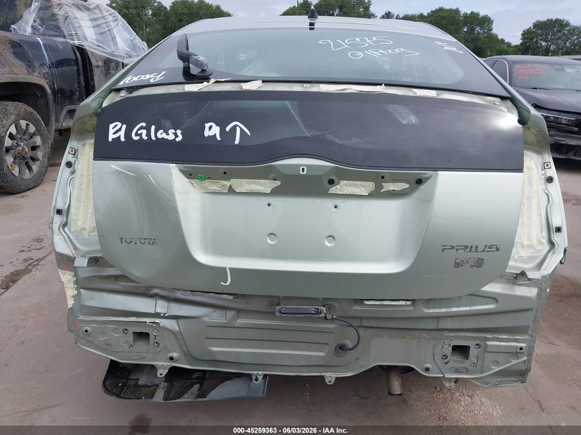 2007 Toyota Prius VIN JTDKB20U373257888 IAAI salvage auction — REAR END, Original (Texas), sold $650 on 2026-07-09 (photo 6)