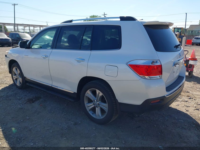 2012 Toyota Highlander VIN 5TDDK3EH2CS133632 IAAI salvage auction — FRONT END, Salvage Title, sold $4,450 on 2026-07-08 (photo 3)