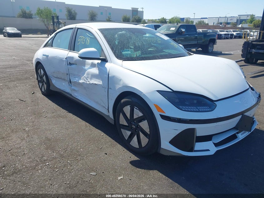 2025 Hyundai Ioniq 6 VIN KMHM24AA5SA093309 IAAI salvage auction — FRONT END, Salvage Title, sold $6,000 on 2026-08-02 (photo 1)
