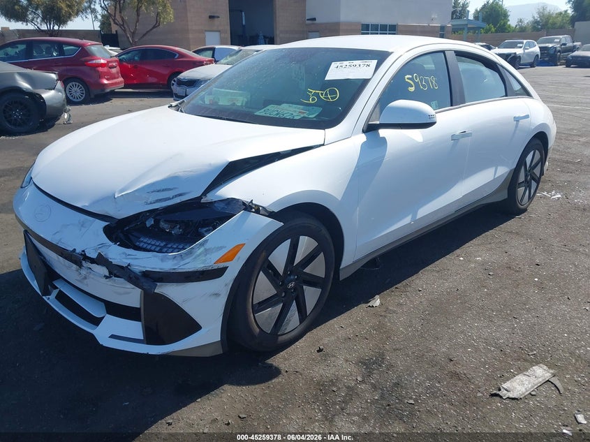 2025 Hyundai Ioniq 6 VIN KMHM24AA5SA093309 IAAI salvage auction — FRONT END, Salvage Title, sold $6,000 on 2026-08-02 (photo 2)
