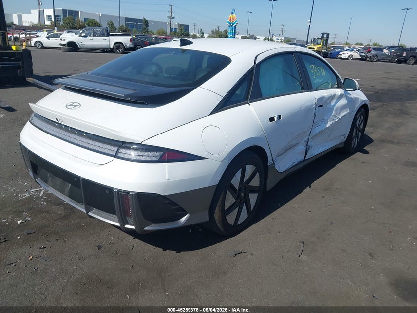 2025 Hyundai Ioniq 6 VIN KMHM24AA5SA093309 IAAI salvage auction — FRONT END, Salvage Title, sold $6,000 on 2026-08-02 (photo 4)