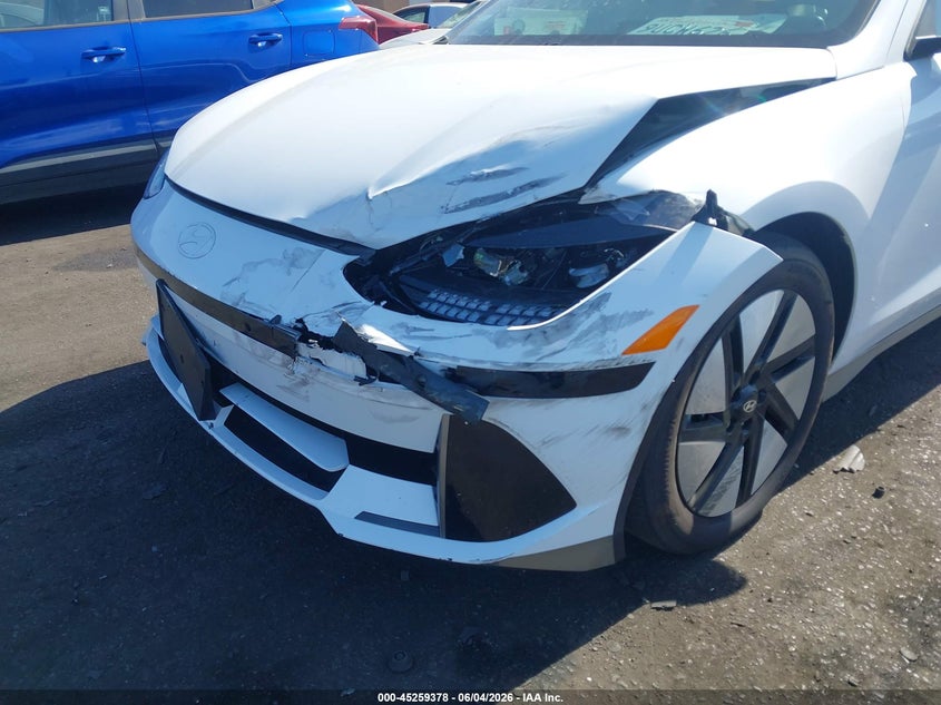 2025 Hyundai Ioniq 6 VIN KMHM24AA5SA093309 IAAI salvage auction — FRONT END, Salvage Title, sold $6,000 on 2026-08-02 (photo 6)