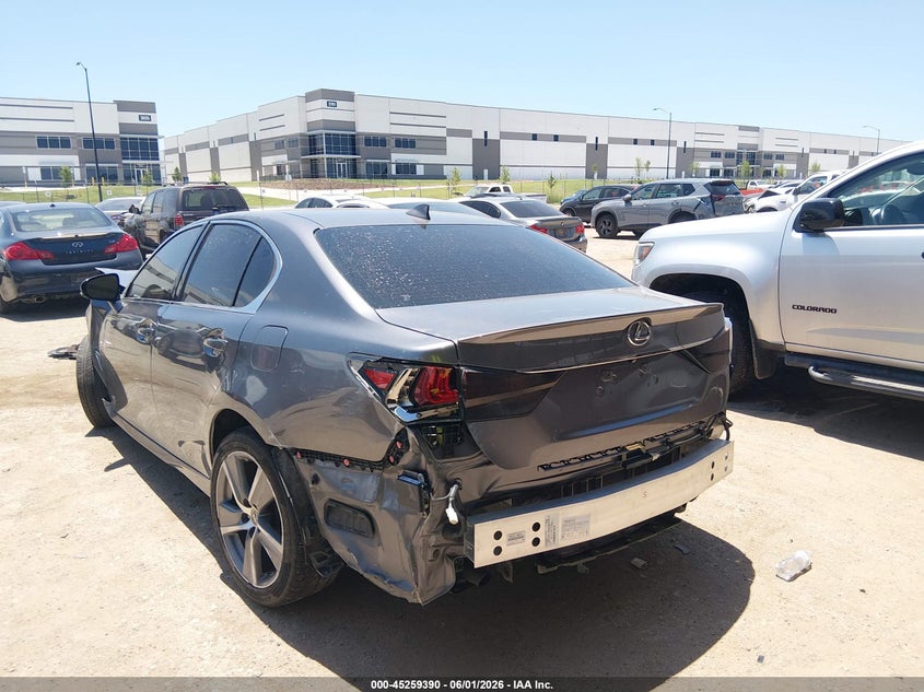 2016 Lexus Gs VIN JTHBZ1BL4GA003742 IAAI salvage auction — FRONT & REAR, Salvage (Texas), sold $25 on 2026-07-28 (photo 3)