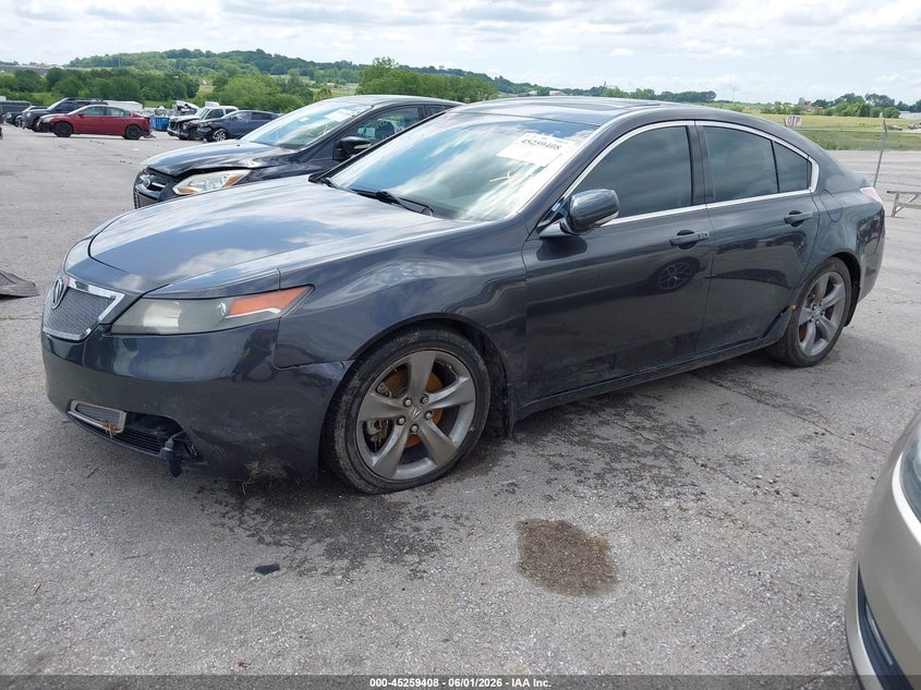 2013 Acura Tl VIN 19UUA9F54DA004947 IAAI salvage auction — SIDE, Salvage Title, sold $600 on 2026-07-23 (photo 2)