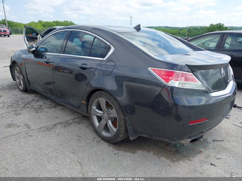 2013 Acura Tl VIN 19UUA9F54DA004947 IAAI salvage auction — SIDE, Salvage Title, sold $600 on 2026-07-23 (photo 3)