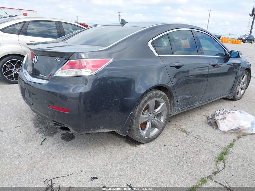 2013 Acura Tl VIN 19UUA9F54DA004947 IAAI salvage auction — SIDE, Salvage Title, sold $600 on 2026-07-23 (photo 4)