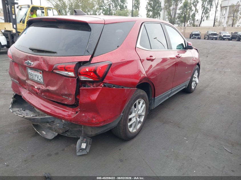 2022 Chevrolet Equinox VIN 3GNAXUEV3NL224392 IAAI salvage auction — FRONT & REAR, Salvage Title, sold $2,100 on 2026-07-31 (photo 4)