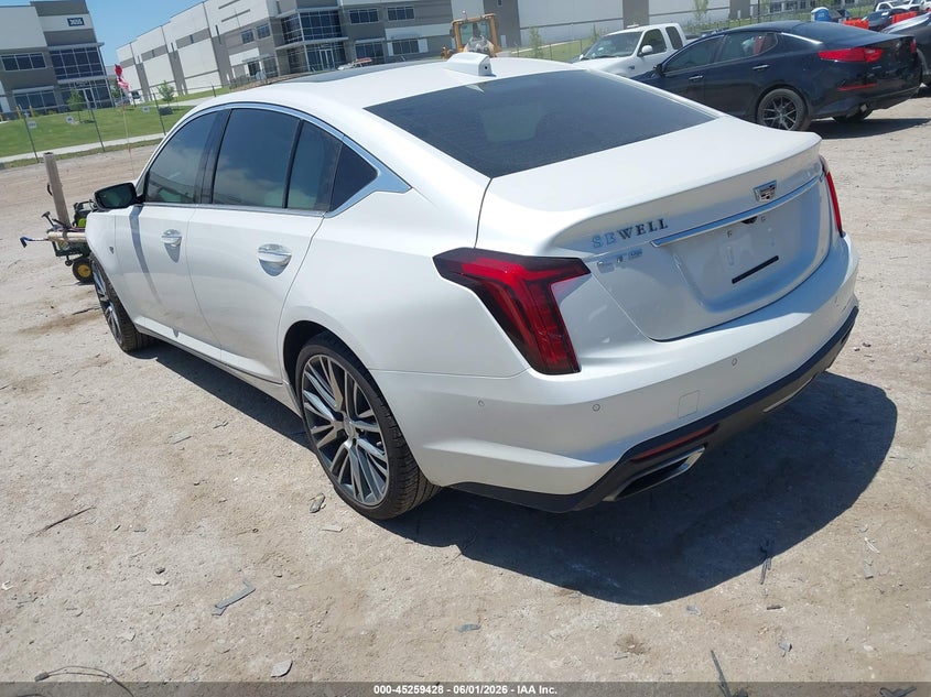 2025 Cadillac Ct5 VIN 1G6DN5RW8S0101770 IAAI salvage auction — FRONT END, Salvage Title, sold $15,100 on 2026-07-10 (photo 3)