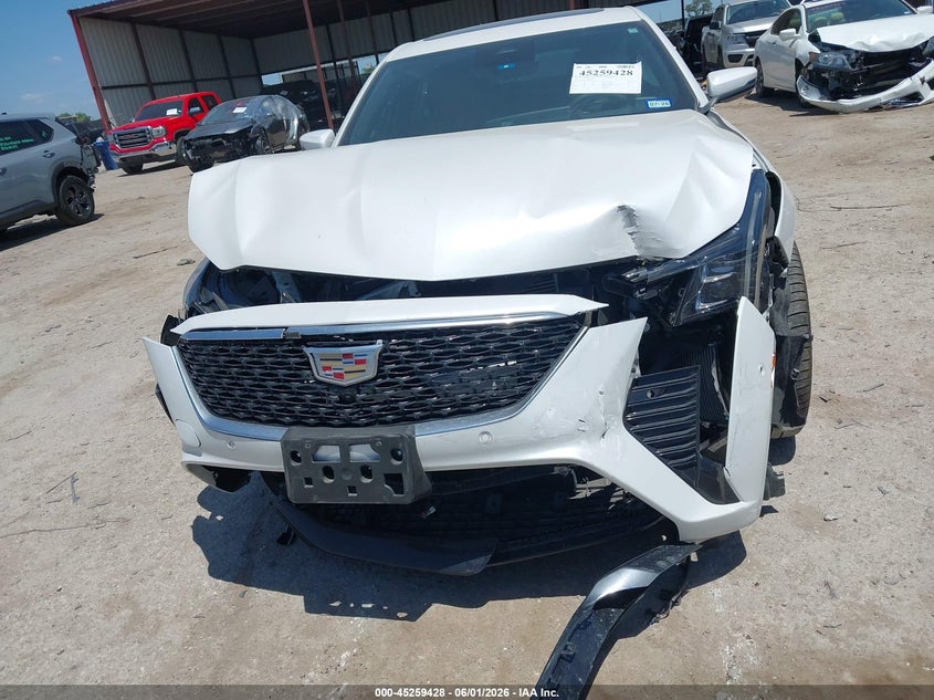 2025 Cadillac Ct5 VIN 1G6DN5RW8S0101770 IAAI salvage auction — FRONT END, Salvage Title, sold $15,100 on 2026-07-10 (photo 6)