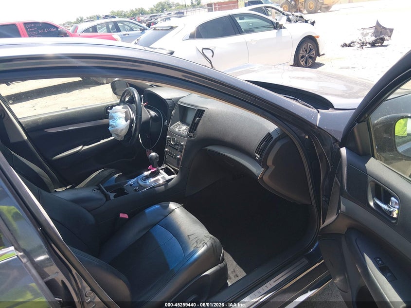 2013 Infiniti G VIN JN1CV6AP3DM715661 IAAI salvage auction — FRONT END, Salvage Title, sold $900 on 2026-09-08 (photo 5)