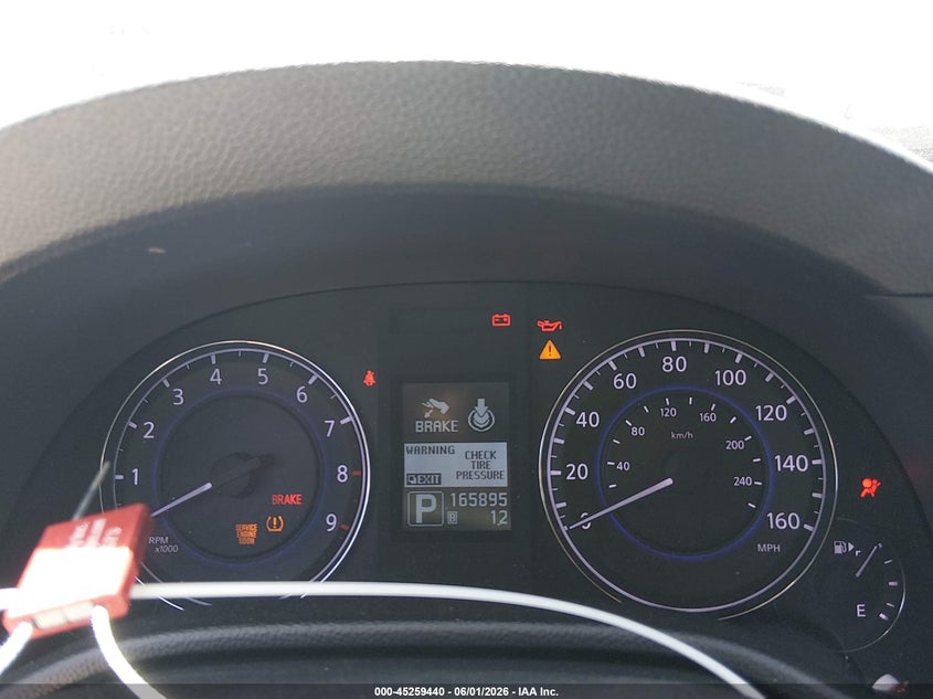 2013 Infiniti G VIN JN1CV6AP3DM715661 IAAI salvage auction — FRONT END, Salvage Title, sold $900 on 2026-09-08 (photo 7)