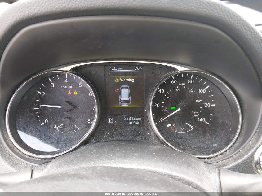 2016 Nissan Rogue VIN KNMAT2MV9GP681239 IAAI salvage auction — LEFT REAR, Salvage Title, sold $1,900 on 2026-07-17 (photo 7)