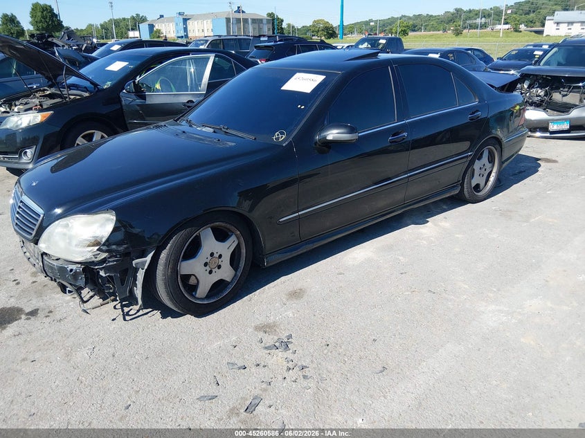2002 Mercedes-benz S class VIN WDBNG73J02A254205 IAAI salvage auction — FRONT END, Salvage (Illinois), sold $375 on 2026-07-14 (photo 2)