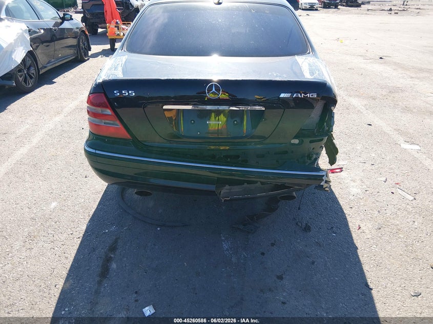 2002 Mercedes-benz S class VIN WDBNG73J02A254205 IAAI salvage auction — FRONT END, Salvage (Illinois), sold $375 on 2026-07-14 (photo 6)