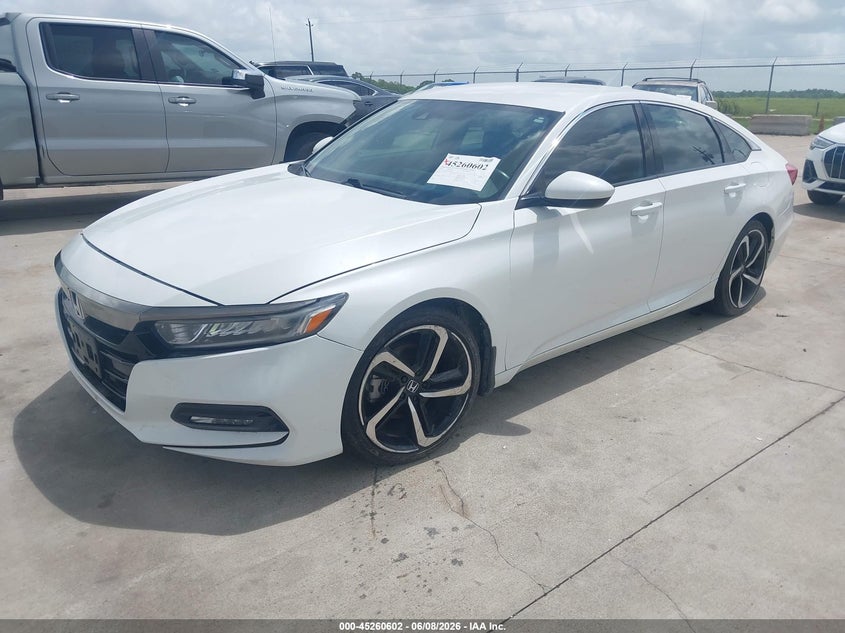 2020 Honda Accord VIN 1HGCV1F32LA061856 IAAI salvage auction — REAR END, Original (Texas), sold $7,450 on 2026-08-21 (photo 2)