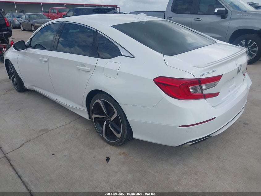 2020 Honda Accord VIN 1HGCV1F32LA061856 IAAI salvage auction — REAR END, Original (Texas), sold $7,450 on 2026-08-21 (photo 3)