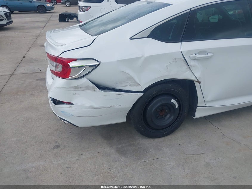2020 Honda Accord VIN 1HGCV1F32LA061856 IAAI salvage auction — REAR END, Original (Texas), sold $7,450 on 2026-08-21 (photo 6)