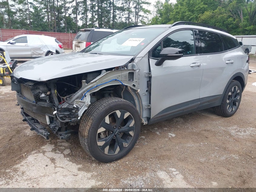 2023 Kia Sportage VIN 5XYK6CAF4PG097638 IAAI salvage auction — FRONT END, Salvage Title, sold $7,200 on 2026-08-22 (photo 2)