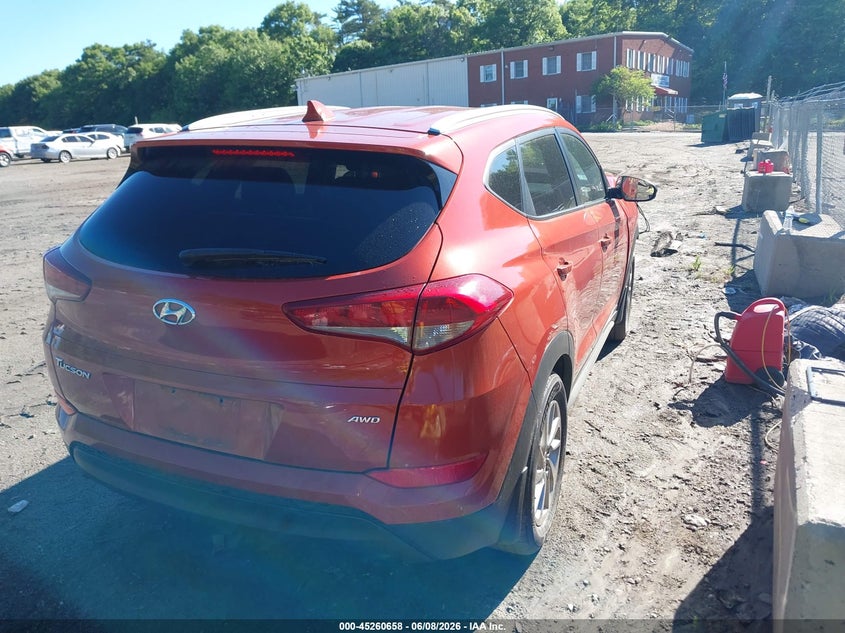 2017 Hyundai Tucson VIN KM8J3CA47HU440120 IAAI salvage auction — FRONT END, Salvage Title, sold $1,700 on 2026-07-16 (photo 4)