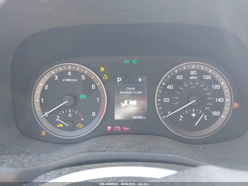 2017 Hyundai Tucson VIN KM8J3CA47HU440120 IAAI salvage auction — FRONT END, Salvage Title, sold $1,700 on 2026-07-16 (photo 7)