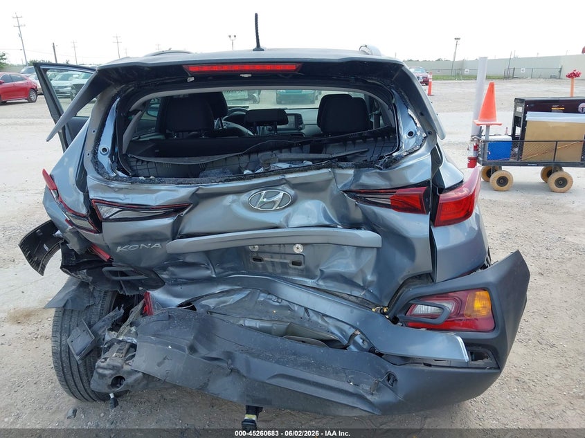 2019 Hyundai Kona VIN KM8K22AA3KU386409 IAAI salvage auction — REAR END, Salvage Title, sold $2,625 on 2026-07-29 (photo 6)
