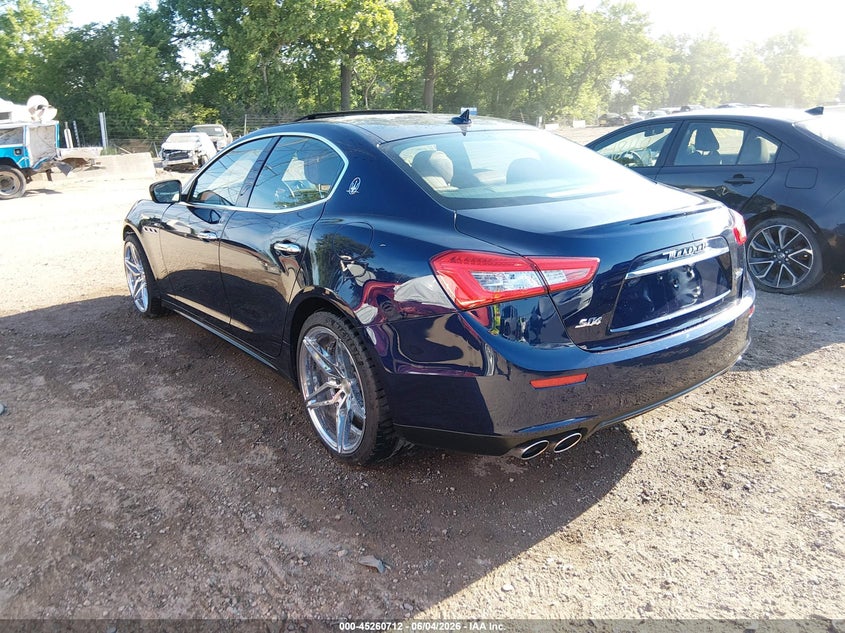 2017 Maserati Ghibli VIN ZAM57RTA6H1248362 IAAI salvage auction — FRONT END, Salvage Title, sold $5,950 on 2026-08-05 (photo 3)