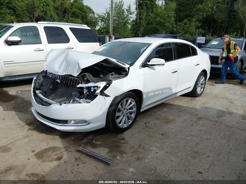 2015 Buick Lacrosse VIN 1G4GD5G3XFF229433 IAAI salvage auction — FRONT END, Salvage Title, sold $525 on 2026-08-26 (photo 2)