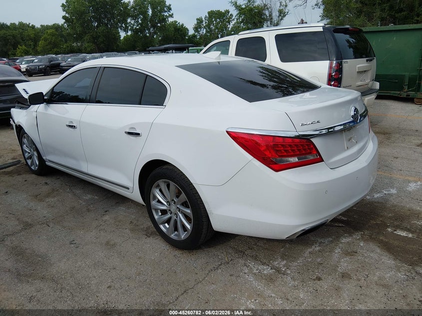 2015 Buick Lacrosse VIN 1G4GD5G3XFF229433 IAAI salvage auction — FRONT END, Salvage Title, sold $525 on 2026-08-26 (photo 3)