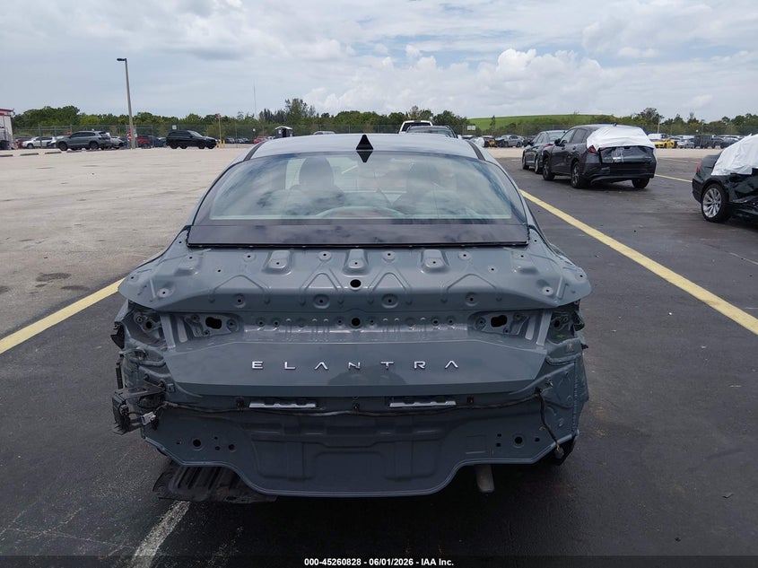 2022 Hyundai Elantra VIN KMHLL4AG8NU350530 IAAI salvage auction — REAR END, Salvage Title, sold $4,050 on 2026-07-09 (photo 6)