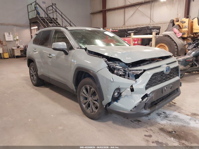 2023 Toyota Rav 4 VIN JTMB6RFV0PD110581 IAAI salvage auction — FRONT & REAR, Salvage Title, sold $9,600 on 2026-07-16 (photo 1)