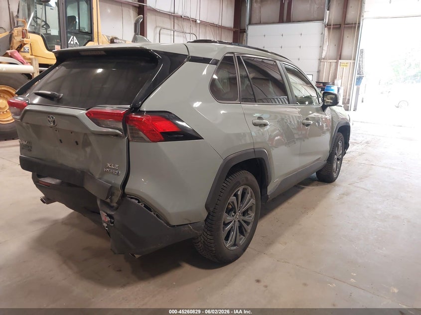 2023 Toyota Rav 4 VIN JTMB6RFV0PD110581 IAAI salvage auction — FRONT & REAR, Salvage Title, sold $9,600 on 2026-07-16 (photo 4)