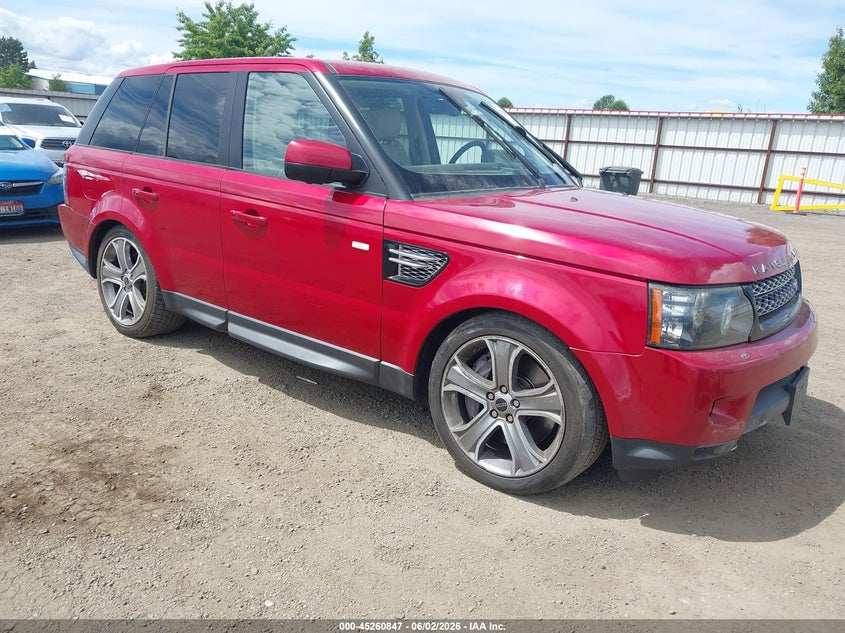 2012 Land rover Range rover sport VIN SALSH2E45CA755211 IAAI salvage auction — UNDERCARRIAGE, Salvage Title, sold $675 on 2026-07-14 (photo 1)
