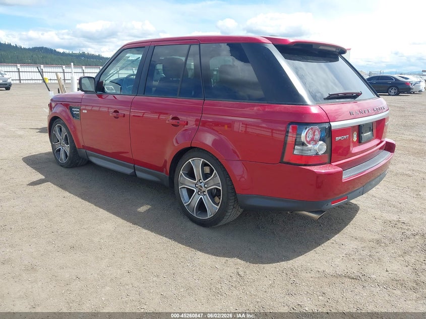 2012 Land rover Range rover sport VIN SALSH2E45CA755211 IAAI salvage auction — UNDERCARRIAGE, Salvage Title, sold $675 on 2026-07-14 (photo 3)