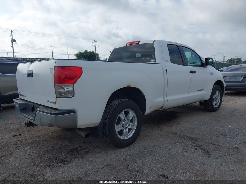 2008 Toyota Tundra VIN 5TFBV54148X045777 IAAI salvage auction — HAIL, Salvage (Kansas), sold $3,650 on 2026-07-24 (photo 4)
