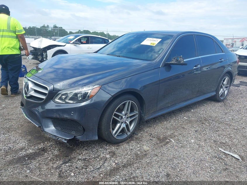 2014 Mercedes-benz E-klasse VIN WDDHF5KB4EA974794 IAAI salvage auction — THEFT, Salvage Title, sold $1,250 on 2026-07-22 (photo 2)