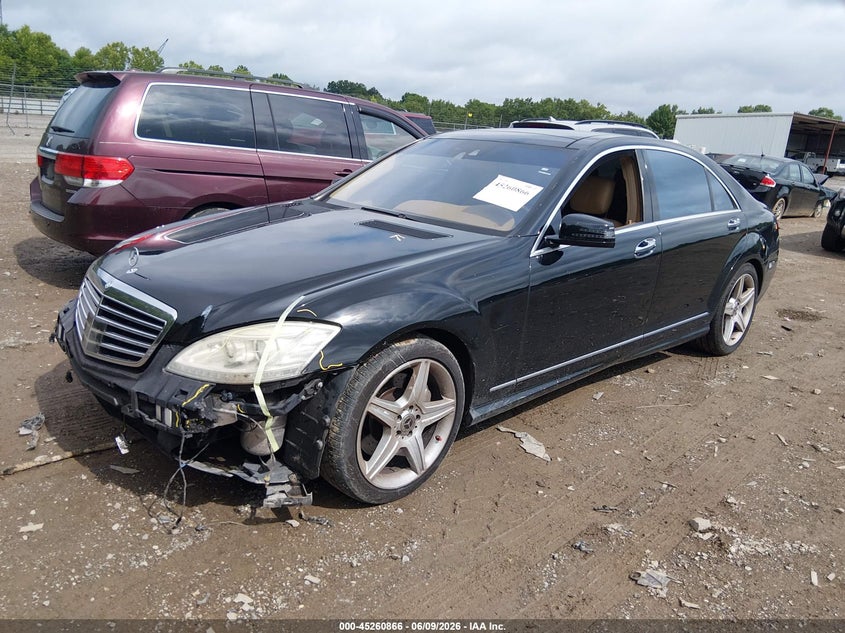 2011 Mercedes-benz S-klasse VIN WDDNG7BB6BA407266 IAAI salvage auction — FRONT END, Salvage (Tennessee), sold $1,250 on 2026-07-08 (photo 2)