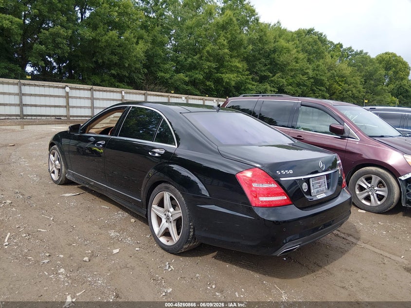 2011 Mercedes-benz S-klasse VIN WDDNG7BB6BA407266 IAAI salvage auction — FRONT END, Salvage (Tennessee), sold $1,250 on 2026-07-08 (photo 3)