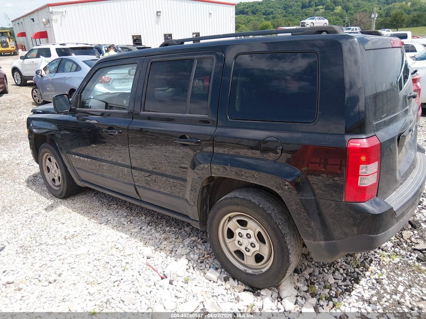 2016 Jeep Liberty (patriot) VIN 1C4NJPBA6GD553109 IAAI salvage auction — REAR END, Salvage Title, sold $175 on 2026-07-09 (photo 3)