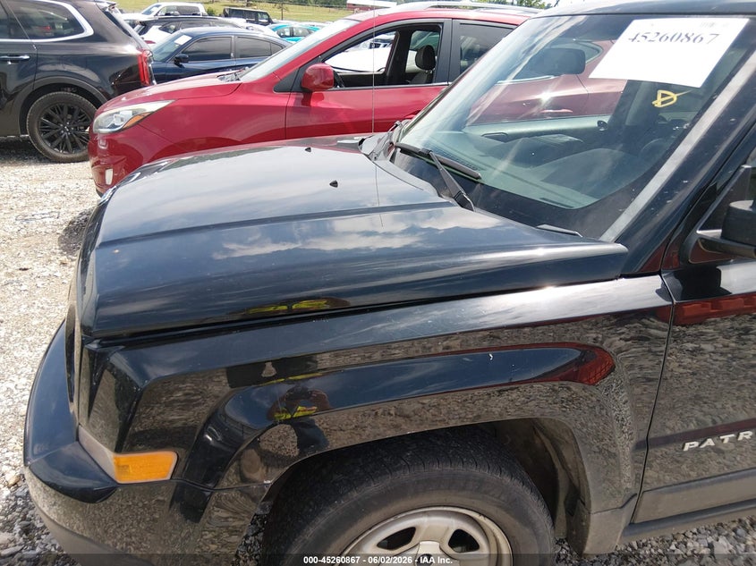 2016 Jeep Liberty (patriot) VIN 1C4NJPBA6GD553109 IAAI salvage auction — REAR END, Salvage Title, sold $175 on 2026-07-09 (photo 6)